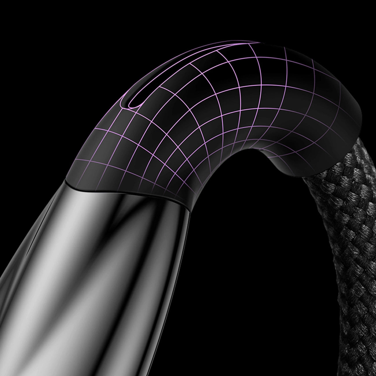 Baseus Glimmer Series Kabel USB-A - Lightning 480Mb/s 2.4A 2m schwarz