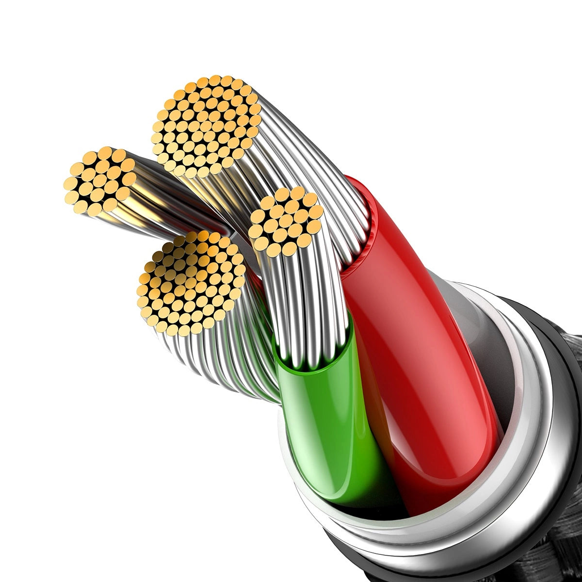 Baseus Glimmer Series Kabel USB-A - Lightning 480Mb/s 2.4A 2m schwarz