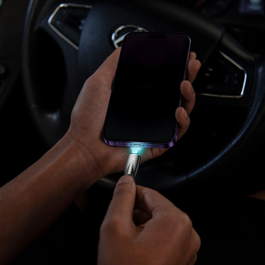 Baseus Glimmer Series Kabel USB-A - Lightning 480Mb/s 2.4A 2m schwarz