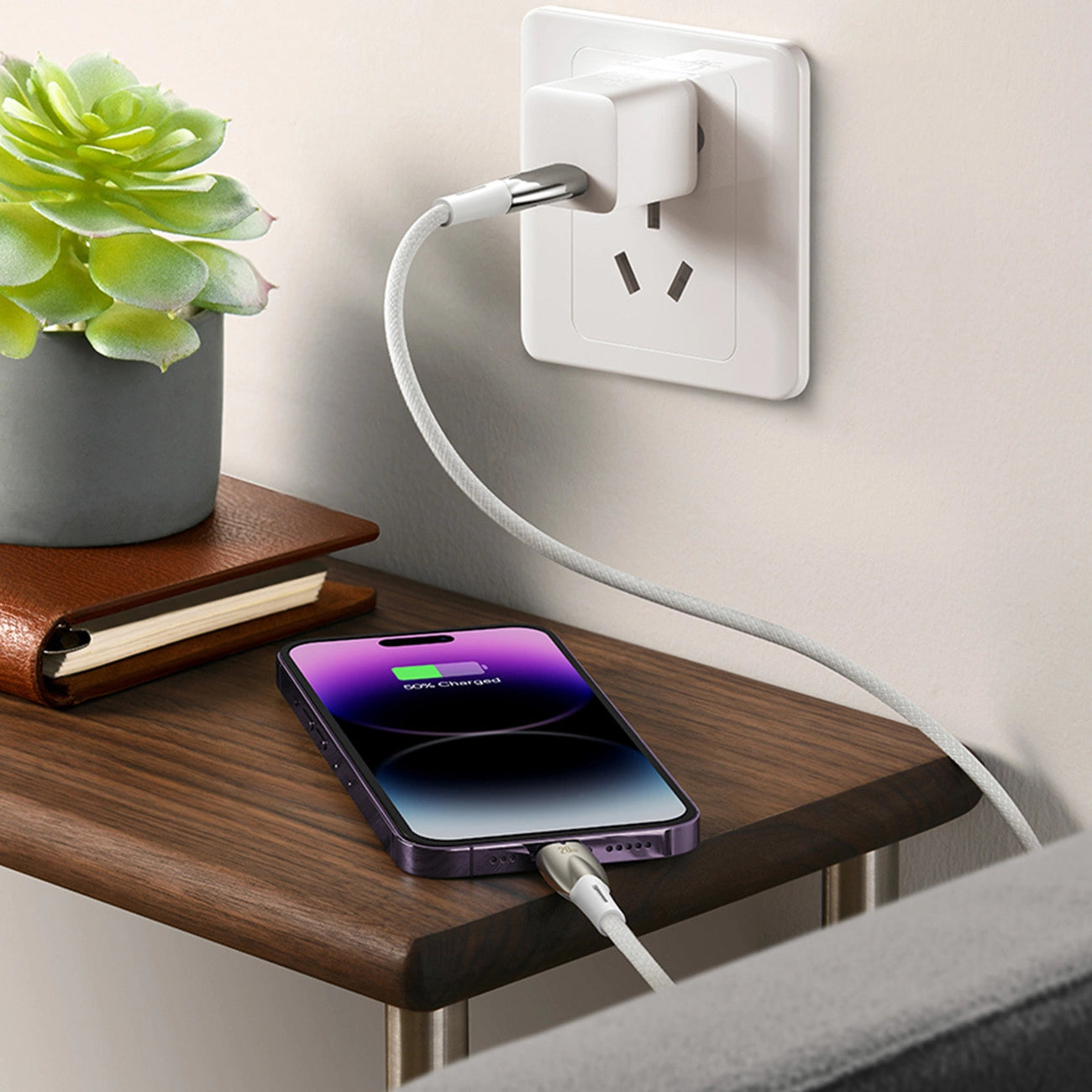 Baseus Glimmer Series Schnellladekabel USB-A - USB-C 100W 480Mbps 1m schwarz