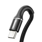 Baseus Halo USB-A – USB-C 2A 3 m Kabel – Schwarz