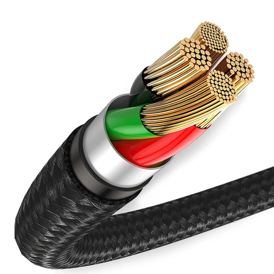 Baseus Halo USB-A – USB-C 2A 3 m Kabel – Schwarz