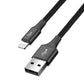 Baseus Kabel USB Kabel 4in1 Lightning / 2x USB Typ C / Micro USB Kabel mit Nylon geflochtenes 3.5A 1.2m schwarz (CA1T4-B01)