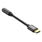 Baseus L54-Adapter für USB-C-Kopfhörer/Miniklinke 3,5 mm DAC 24 Bit 48 KHz – Schwarz