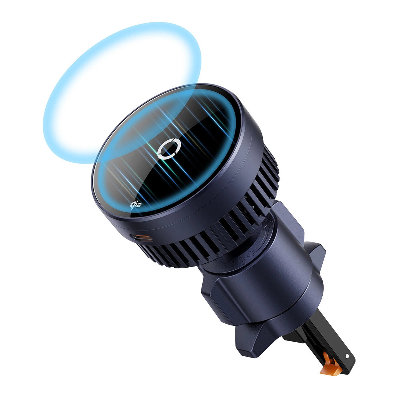 Baseus MagPro BS-CW04 Autohalterung mit Qi2.0 15W induktivem Ladegerät für Lüftungsschlitze – Schwarz