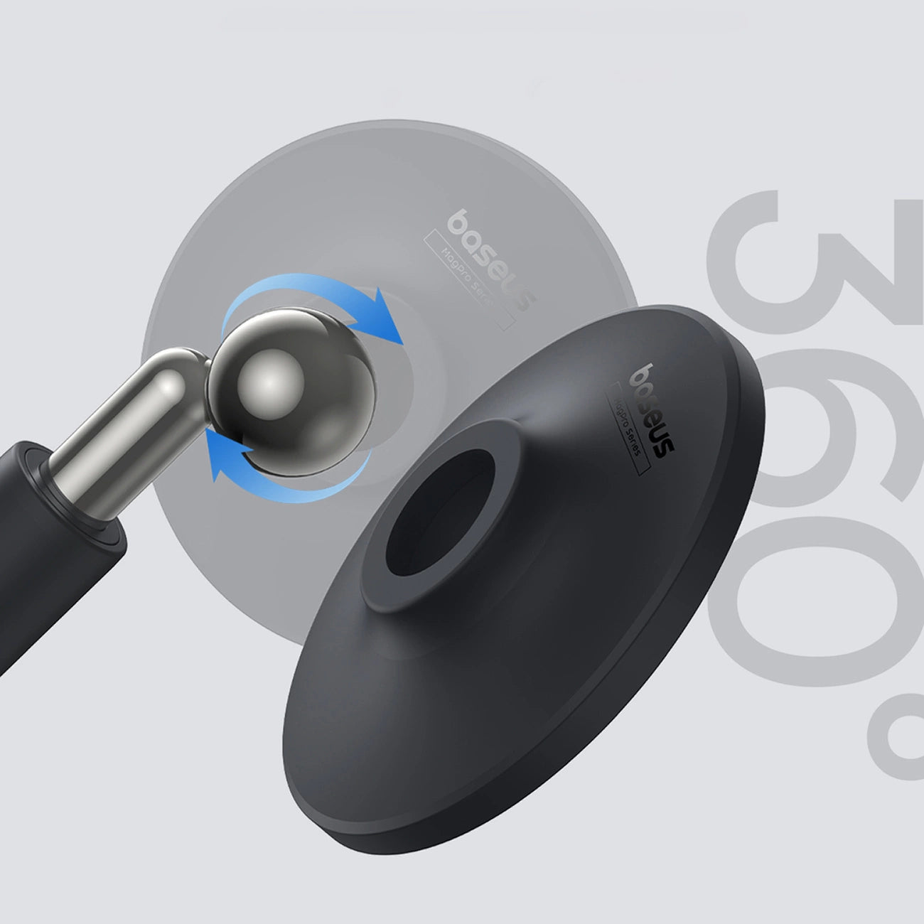 Baseus MagPro magnetischer Standhalter für das Telefon – Schwarz
