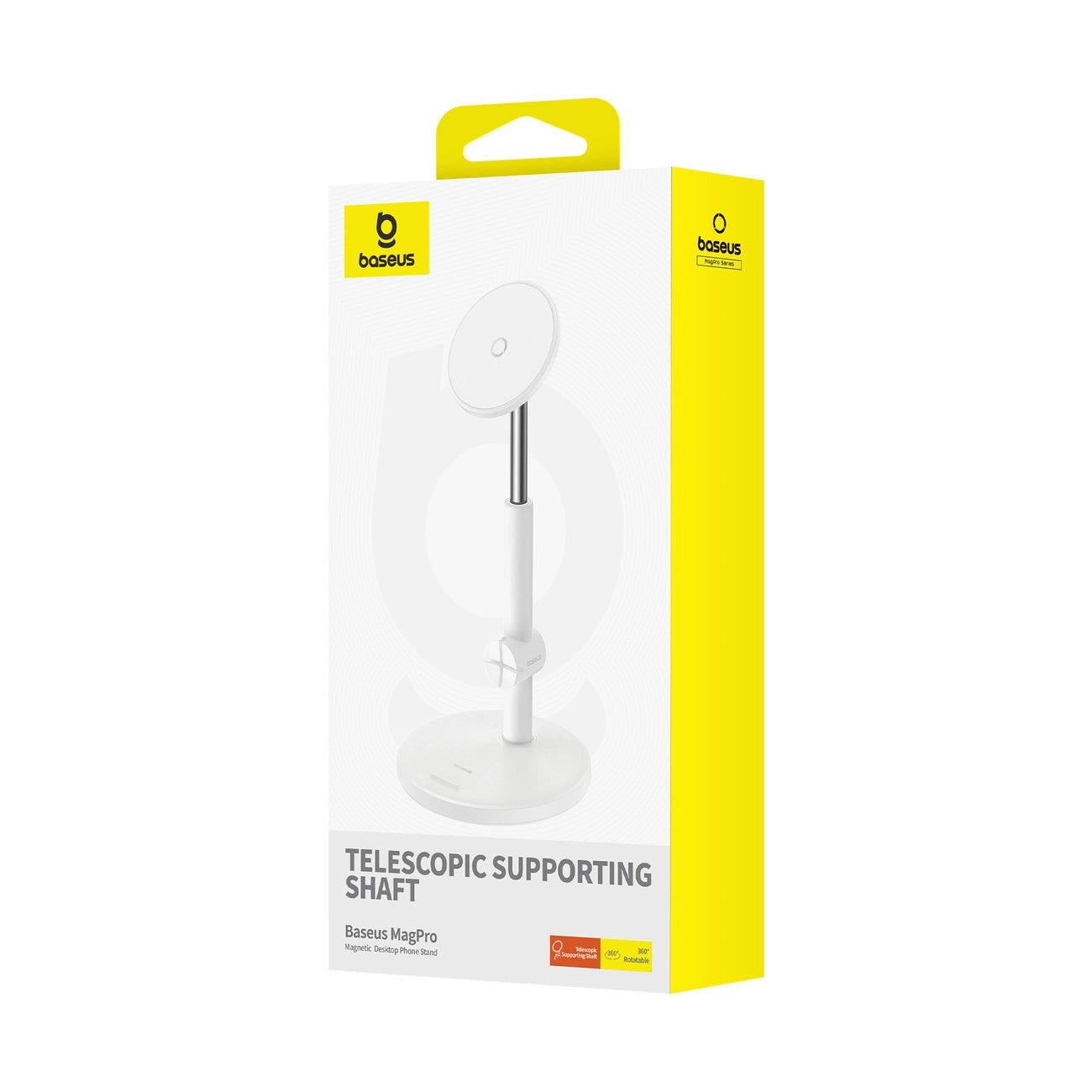 Baseus MagPro magnetischer Standhalter für das Telefon – weiß