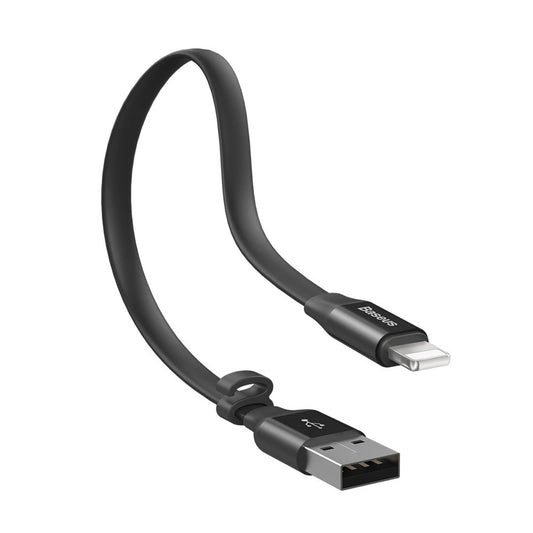 Baseus Nimble USB-A / Lightning 2A-Kabel 0,23 m - Schwarz