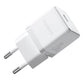 Baseus Palm 1C 20W Wandladegerät (mit Baseus Mini White USB-C 60W (20V/3A) 1m Kabel) - Weiß