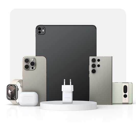 Baseus Palm 1C 20W Wandladegerät (mit Baseus Mini White USB-C 60W (20V/3A) 1m Kabel) - Weiß