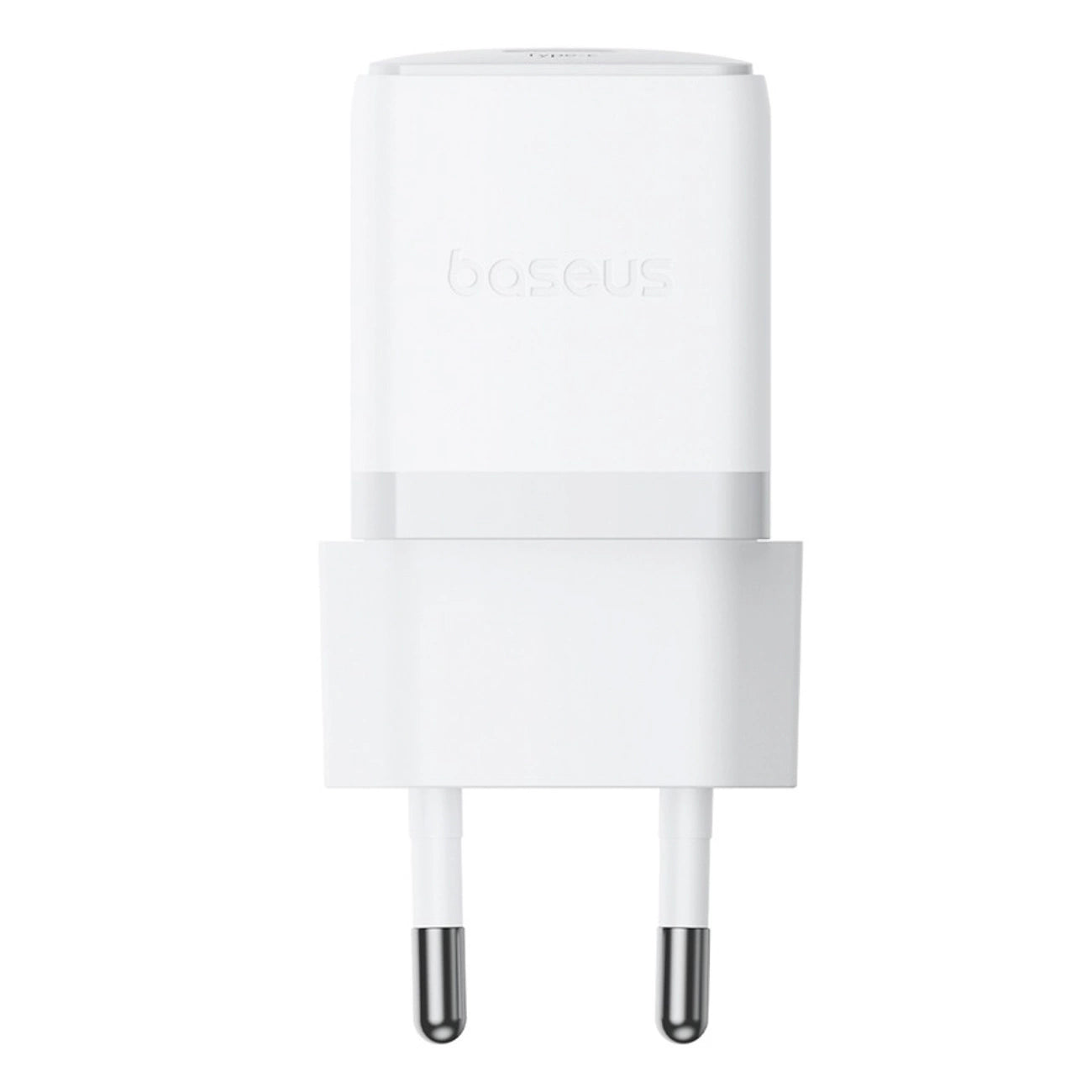 Baseus Palm 1C 20W Wandladegerät (mit Baseus Mini White USB-C 60W (20V/3A) 1m Kabel) - Weiß