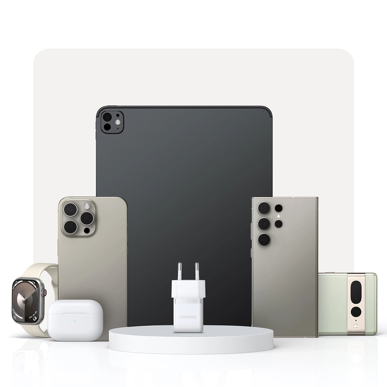 Baseus Palm 20W USB-C Wandladegerät - Weiß