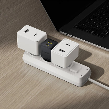 Baseus Palm 30W USB-C USB-A Wandladegerät - Schwarz