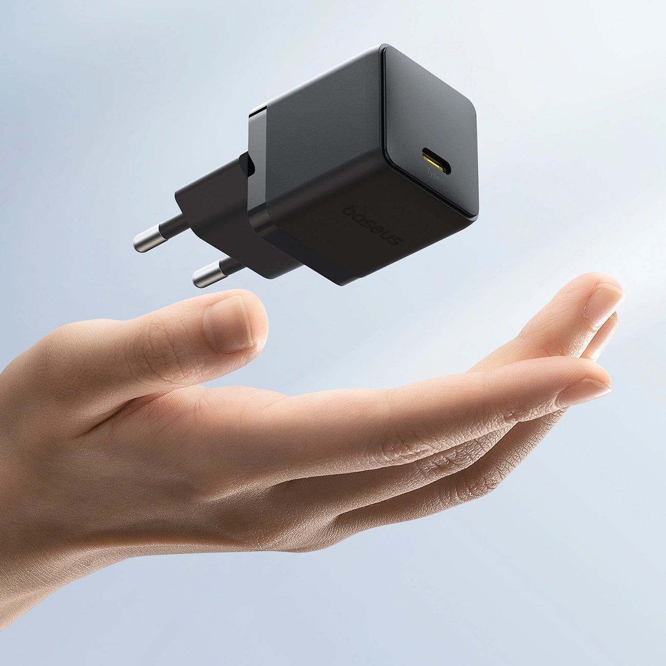 Baseus Palm 30W USB-C Wandladegerät - Weiß