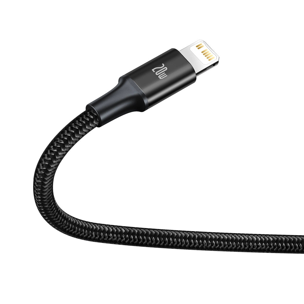 Baseus Rapid Series 3in1 USB-C – USB-C/ Lightning /Micro-USB-Kabel 20 W PD 1,5 m – Schwarz