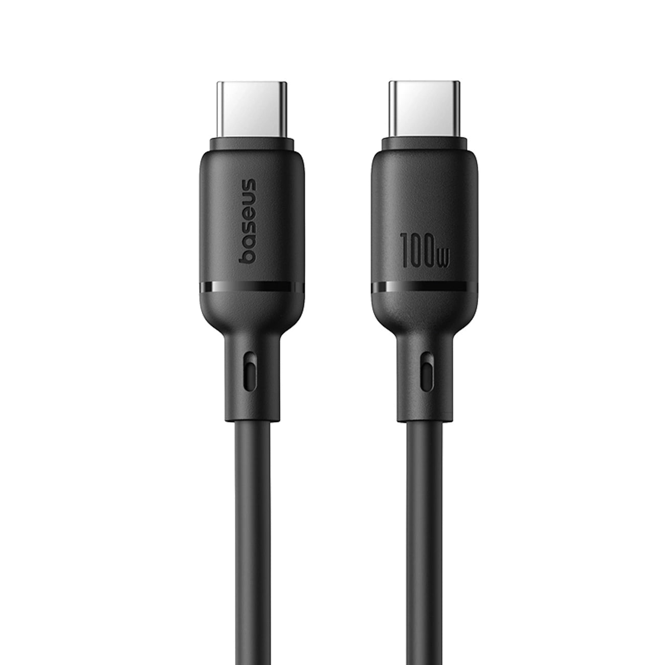 Baseus Silky Series 100W USB-C - USB-C 1m Kabel - Schwarz