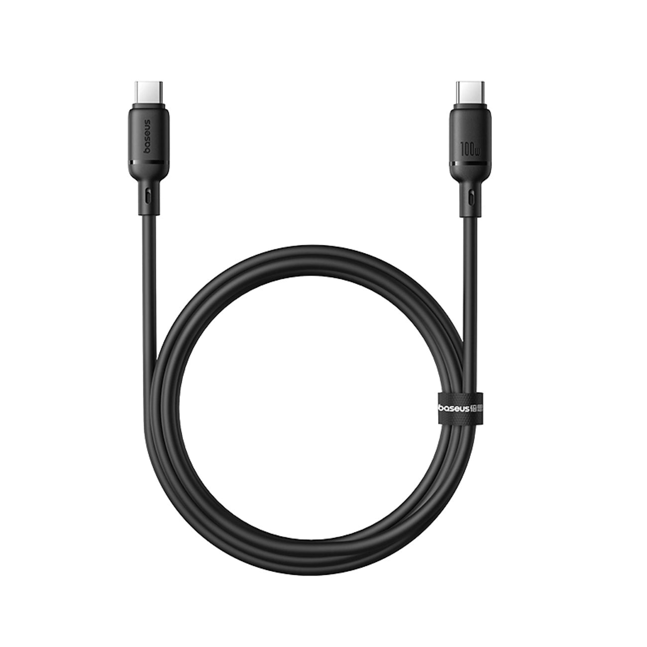 Baseus Silky Series 100W USB-C - USB-C 1m Kabel - Schwarz
