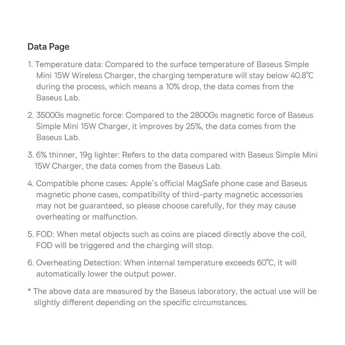 Baseus Simple Mini3 magnetisches Ladegerät MagSafe Qi 15W blau