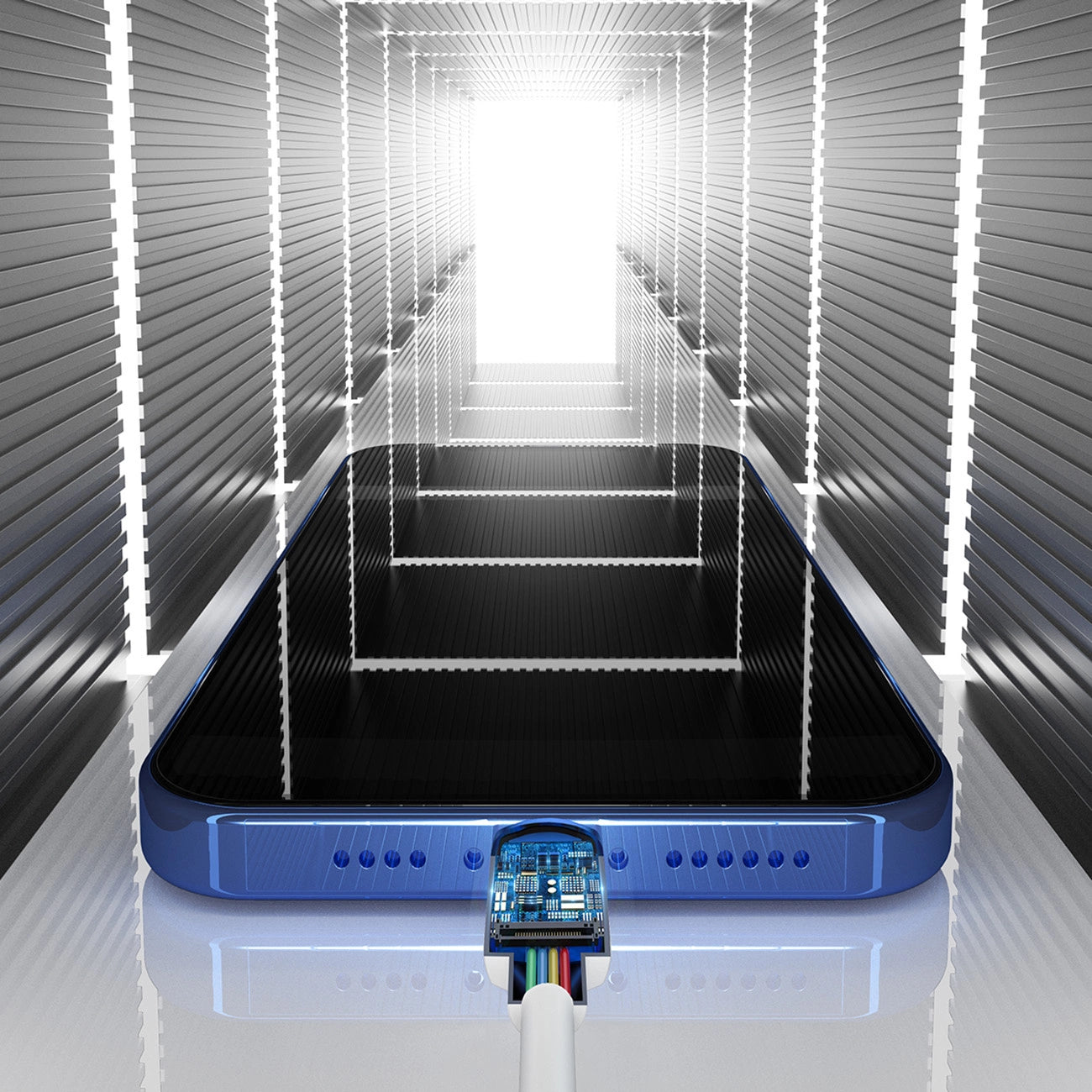 Baseus Simple Wisdom Lightning / USB-C Kabel 20W 1,5 m 2 Stück - Weiß