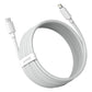Baseus Simple Wisdom Lightning / USB-C Kabel 20W 1,5 m 2 Stück - Weiß