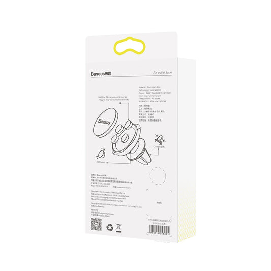 Baseus Small Ears Series SUER-A01 magnetischer Kfz-Lüftungshalter – Schwarz