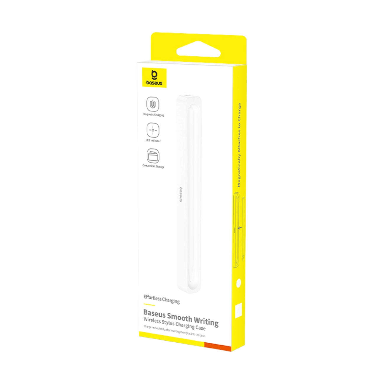 Baseus Smooth Writing Stylus Ladehülle mit Baseus Simple USB-C 3A Kabel 30cm - Weiß