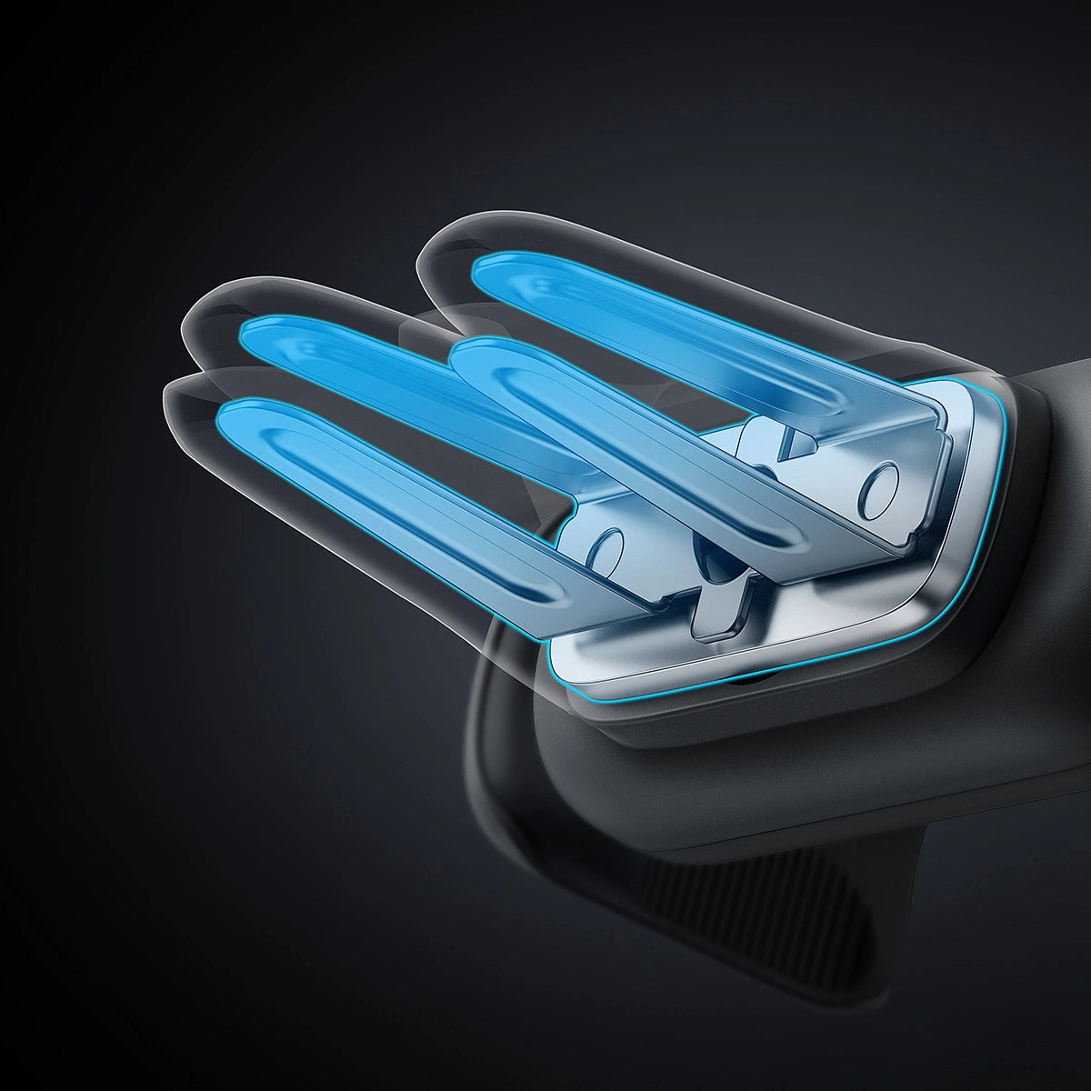 Baseus Steel Cannon 2 Smartphonehalterung für Lüftungsgitter schwarz (SUGP000001)