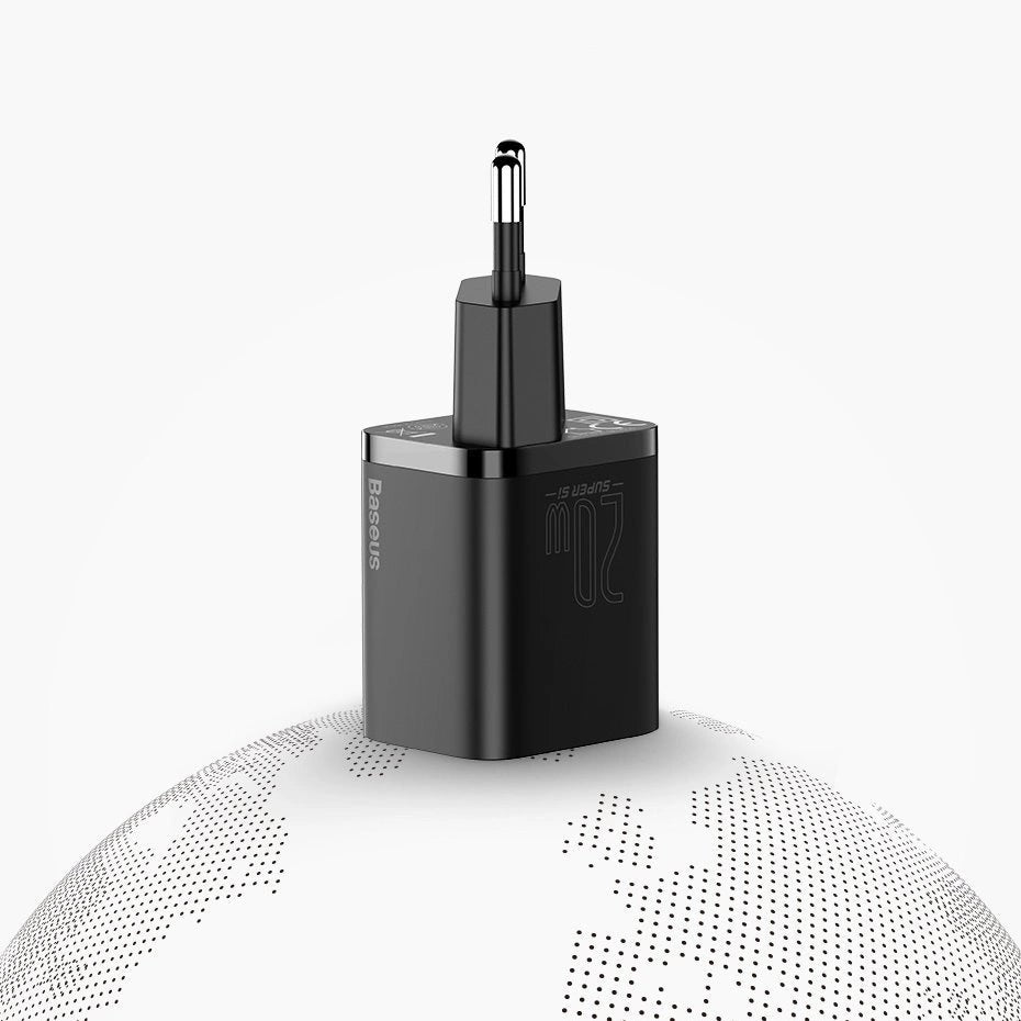 Baseus Super Si 1C Schnellladegerät USB Typ C 20 W Power Delivery weiß (CCSUP-B02)
