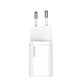 Baseus Super Si 1C fast wall charger USB Type C 25W Power Delivery Quick Charge white (CCSP020102)