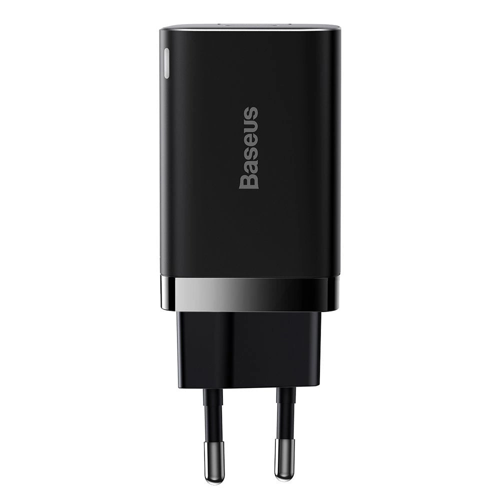 Baseus Super Si Pro Schnellladegerät USB / USB Type C 30W Power Delivery Quick Charge schwarz (CCSUPP-E01)