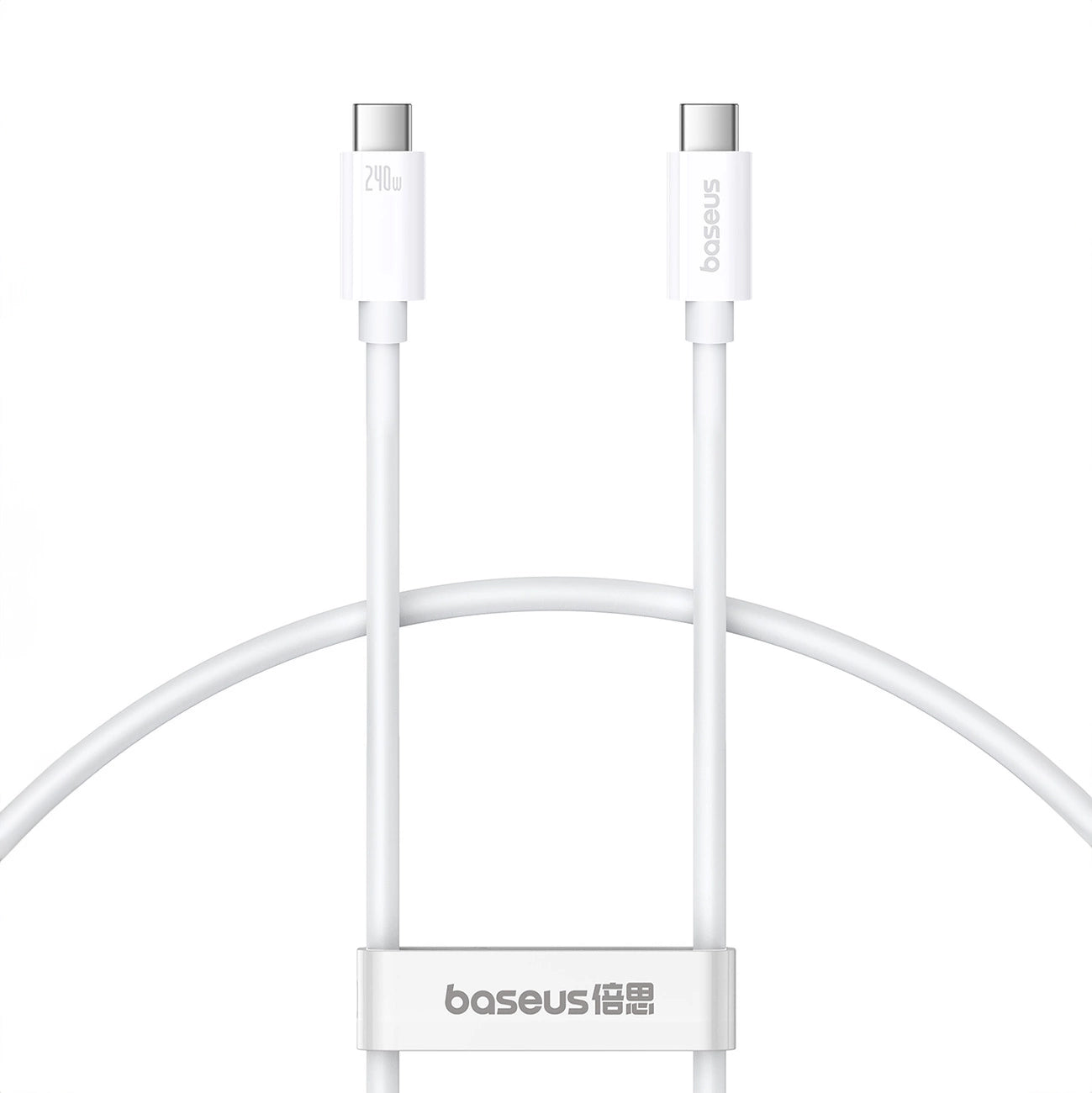 Baseus Superior 2 CB000066 USB-C / USB-C USB4-Kabel 240 W 1,8 m – Weiß