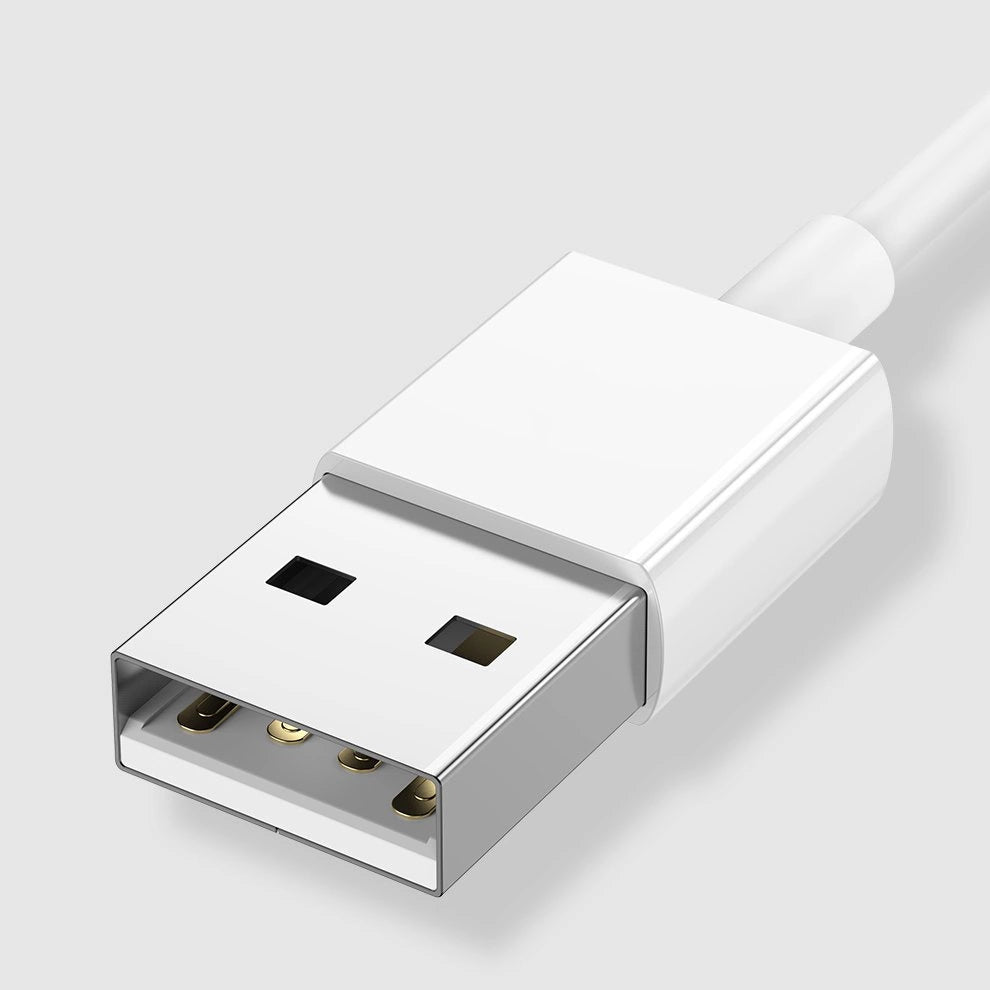 Baseus Superior 3in1 Kabel USB - Lightning / USB Typ C / Micro USB 3,5 A 1,5 m Weiß (CAMLTYS-02)