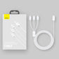 Baseus Superior 3in1 USB-Kabel - Lightning / USB Typ C / Micro-USB 3,5 A 1,5 m blau (CAMLTYS-03)