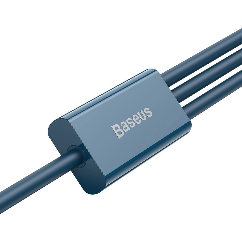Baseus Superior 3in1 USB-Kabel - Lightning / USB Typ C / Micro-USB 3,5 A 1,5 m blau (CAMLTYS-03)