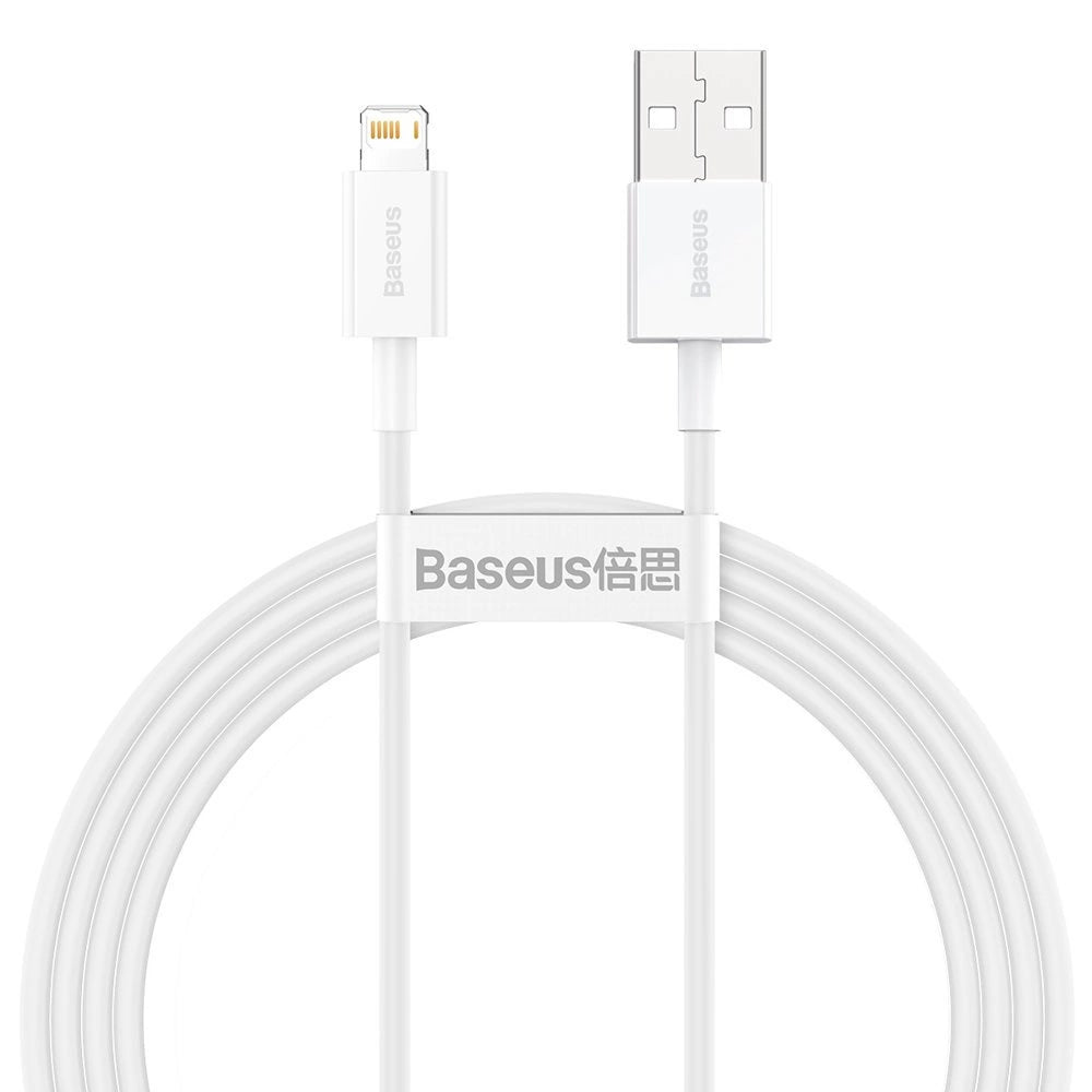 Baseus Superior Kabel USB - Lightning 2,4A 1,5 m Weiß (CALYS-B02)
