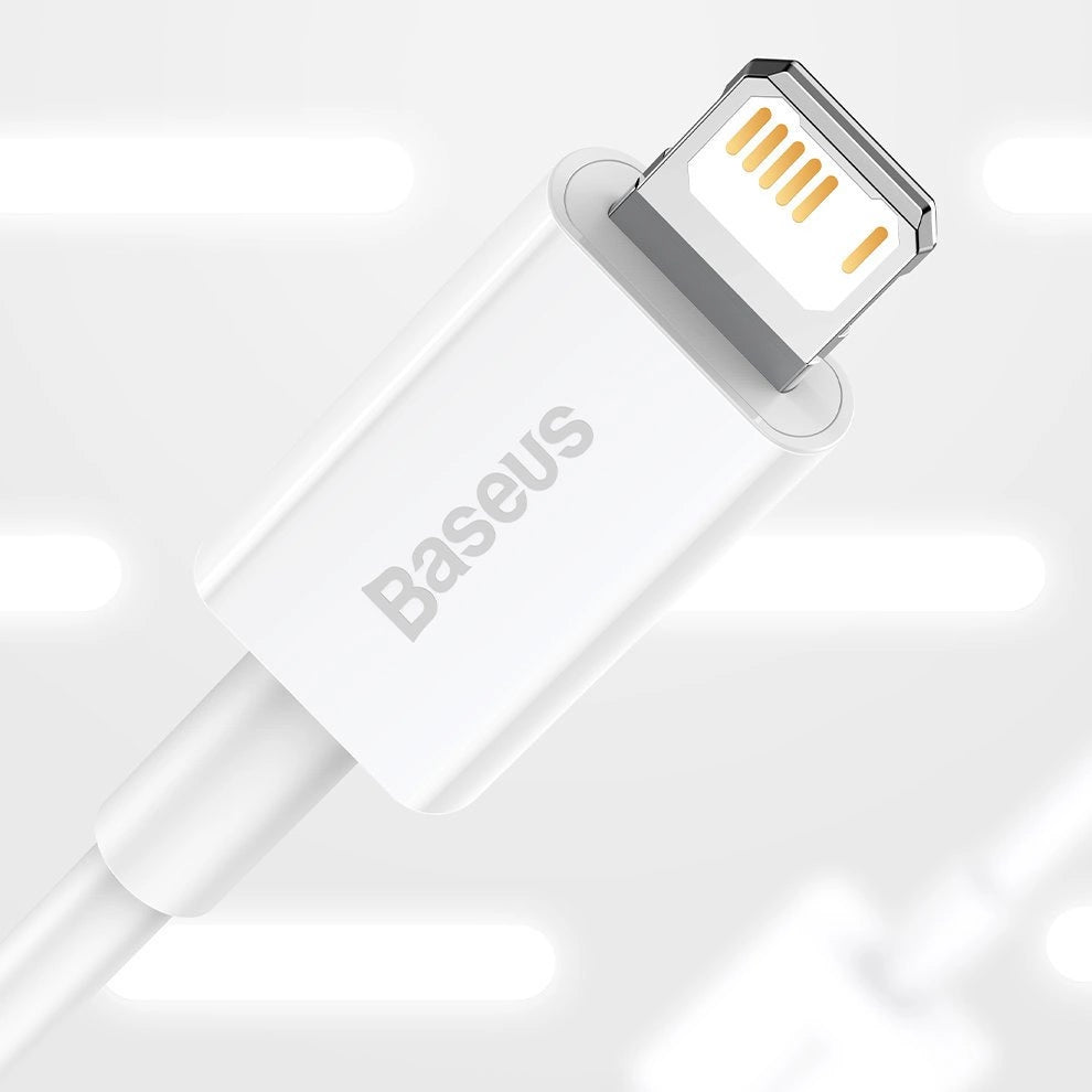 Baseus Superior Kabel USB - Lightning 2,4A 1,5 m Weiß (CALYS-B02)