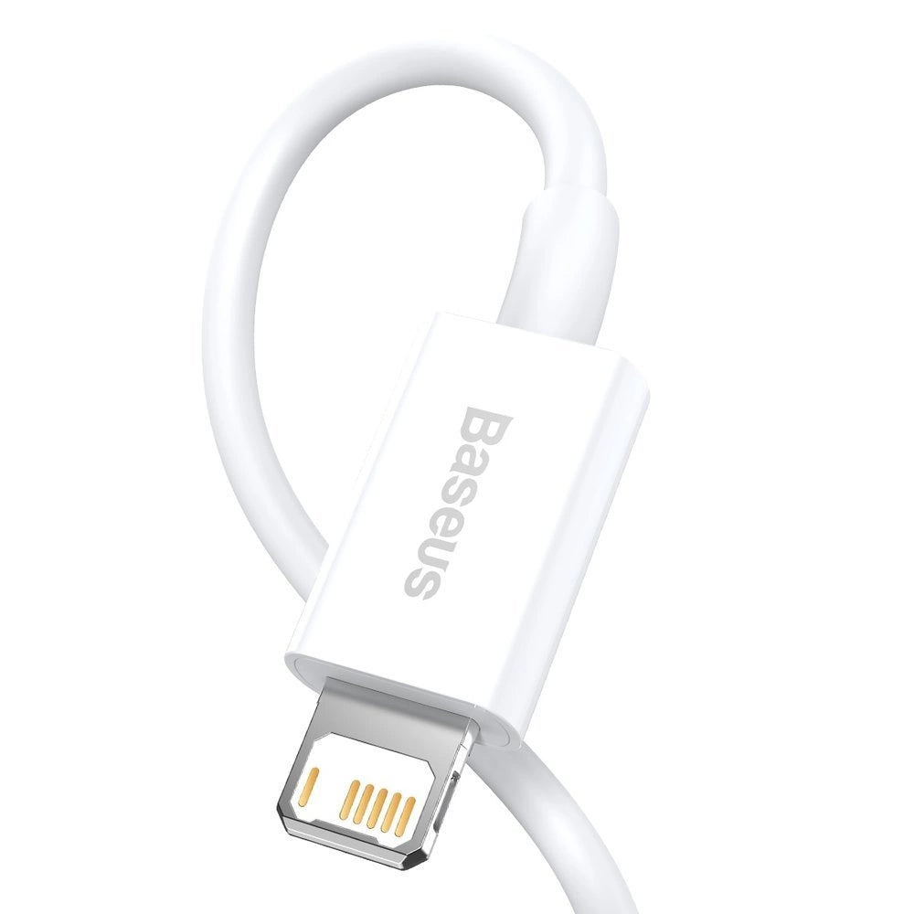 Baseus Superior Kabel USB - Lightning 2,4A 1,5 m Weiß (CALYS-B02)