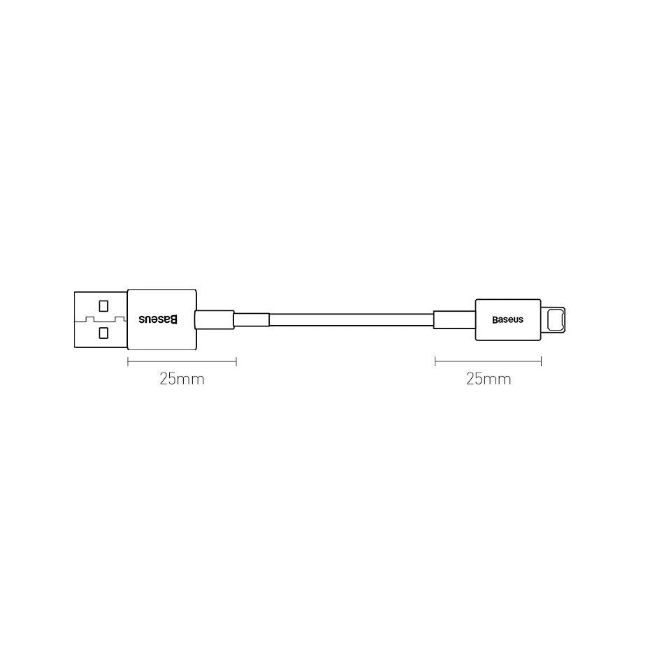 Baseus Superior Kabel USB - Lightning 2,4A 1 m Blau (CALYS-A03)