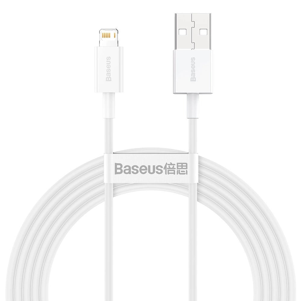 Baseus Superior Kabel USB - Lightning 2,4A 2 m Weiß (CALYS-C02)
