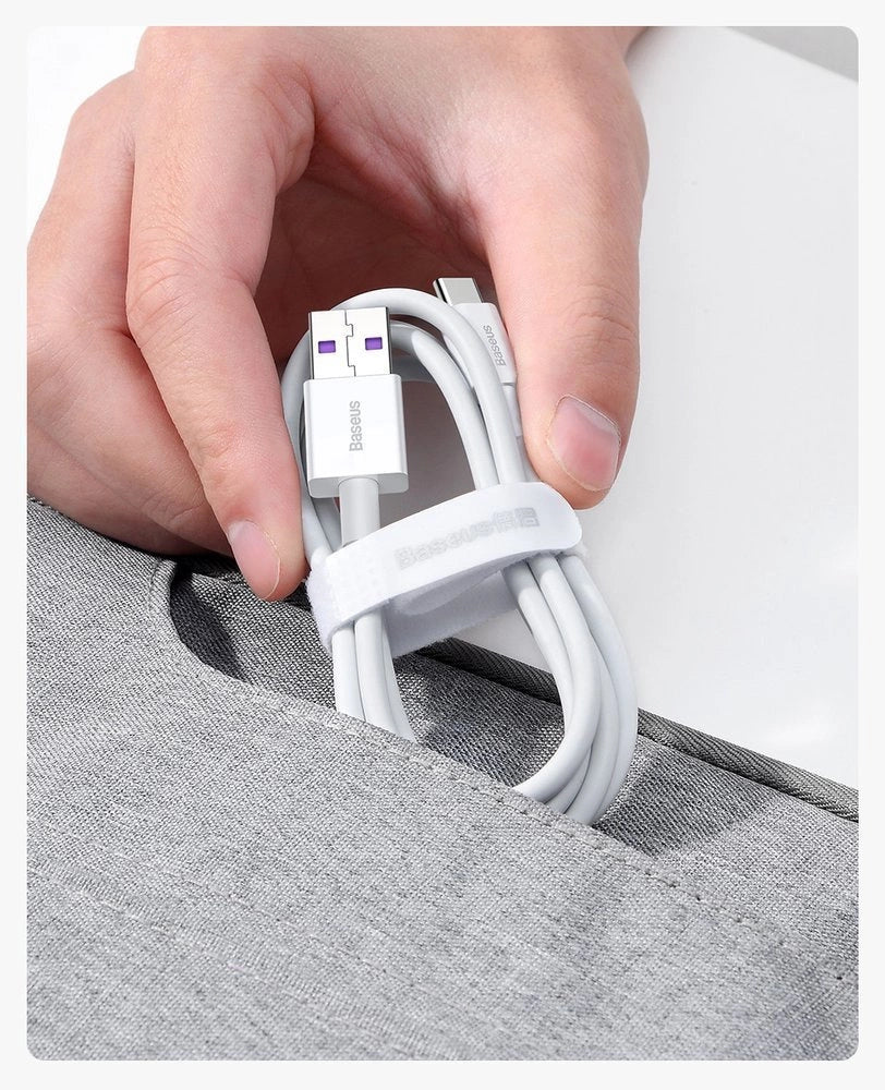 Baseus Superior Kabel USB - USB Typ C 6A 66W 1m weiß (CATYS-02)