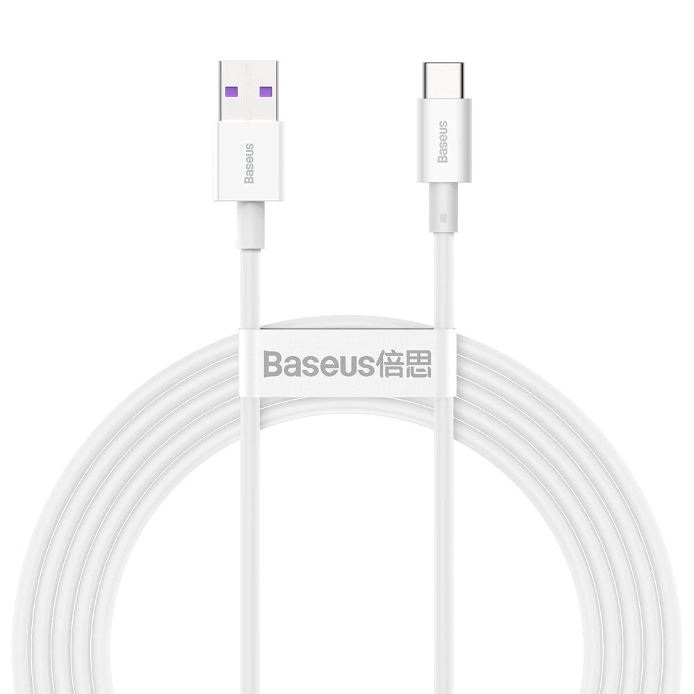 Baseus Superior Kabel USB - USB Typ C 6A 66W 2m weiß (CATYS-A02)