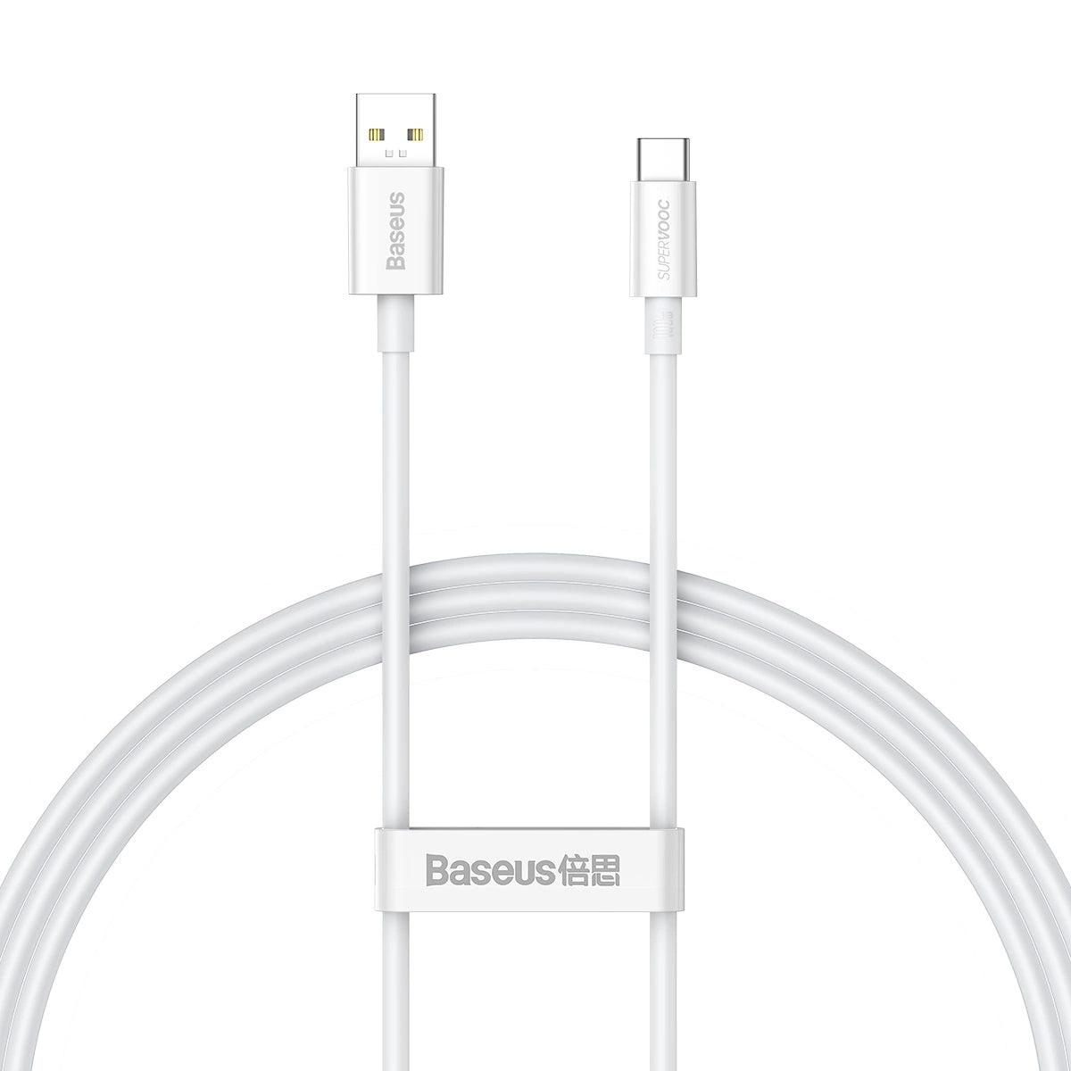 Baseus Superior Series SUPERVOOC USB-A auf USB-C 65W 1m Kabel weiß