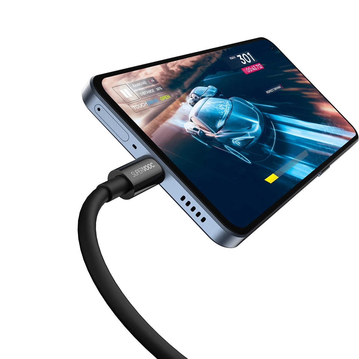 Baseus Superior Series SUPERVOOC USB-A auf USB-C Kabel 65W 1m schwarz