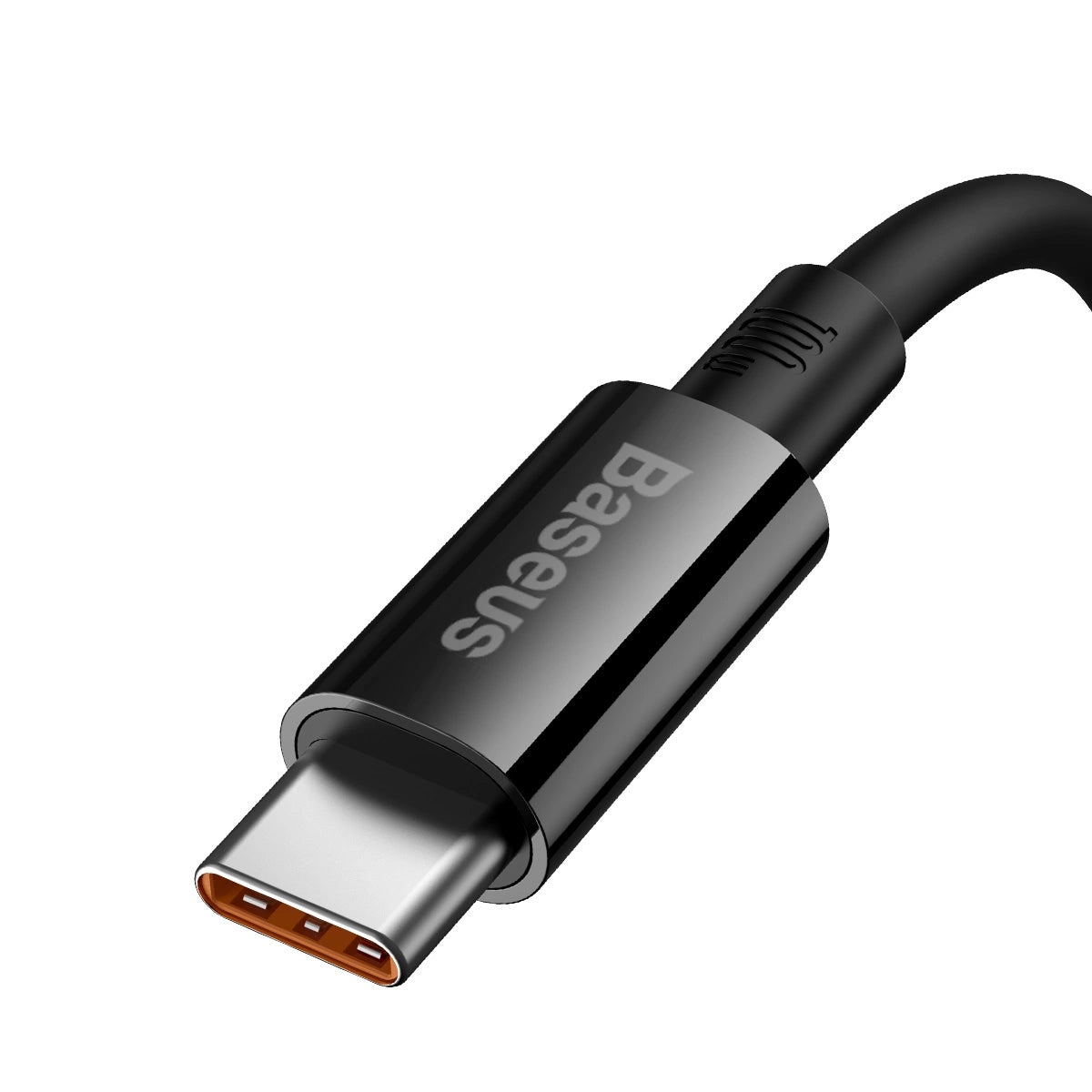Baseus Superior Series USB-A / USB-C 100W-Kabel für Huawei / Honor 1,5 m – Schwarz