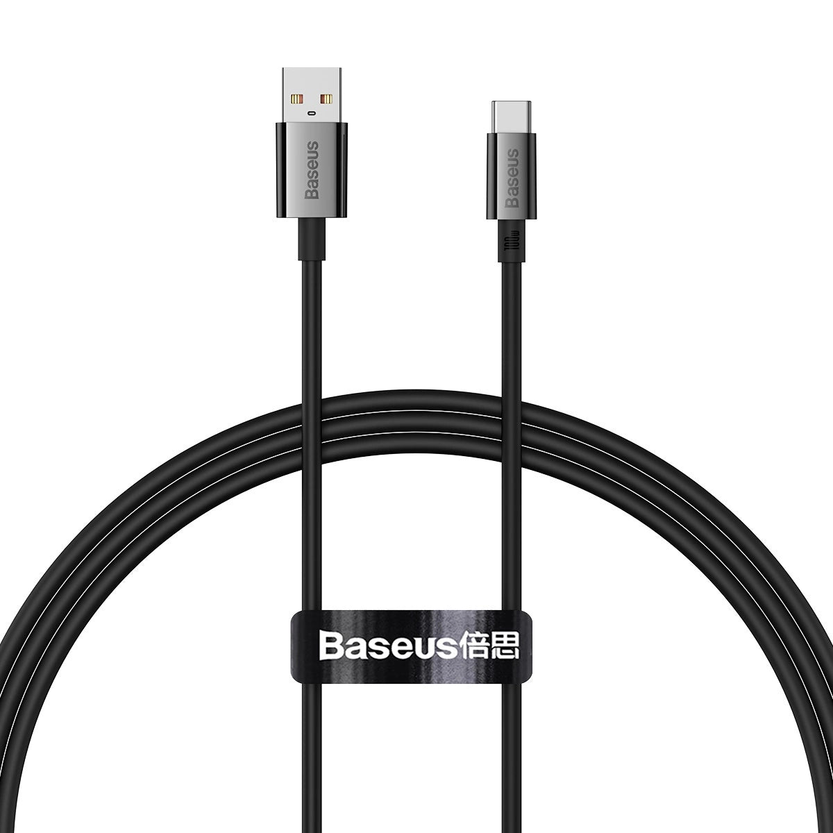 Baseus Superior Series USB-A/USB-C-Kabel 100 W 1 m – schwarz