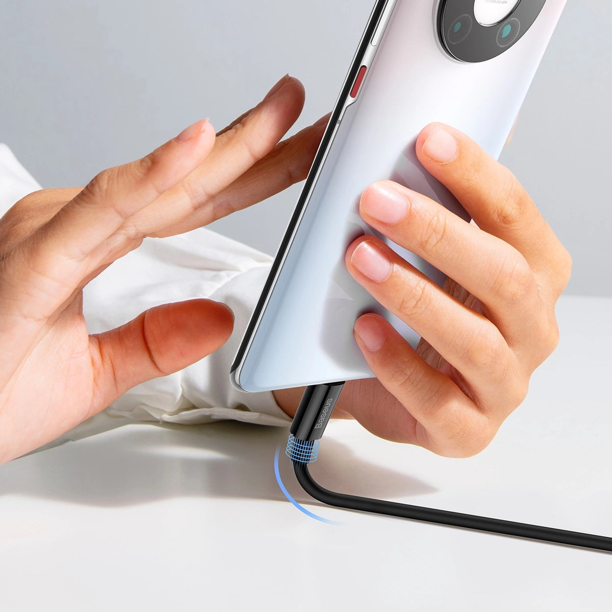 Baseus Superior Series USB-A/USB-C-Kabel 100 W 2 m – schwarz