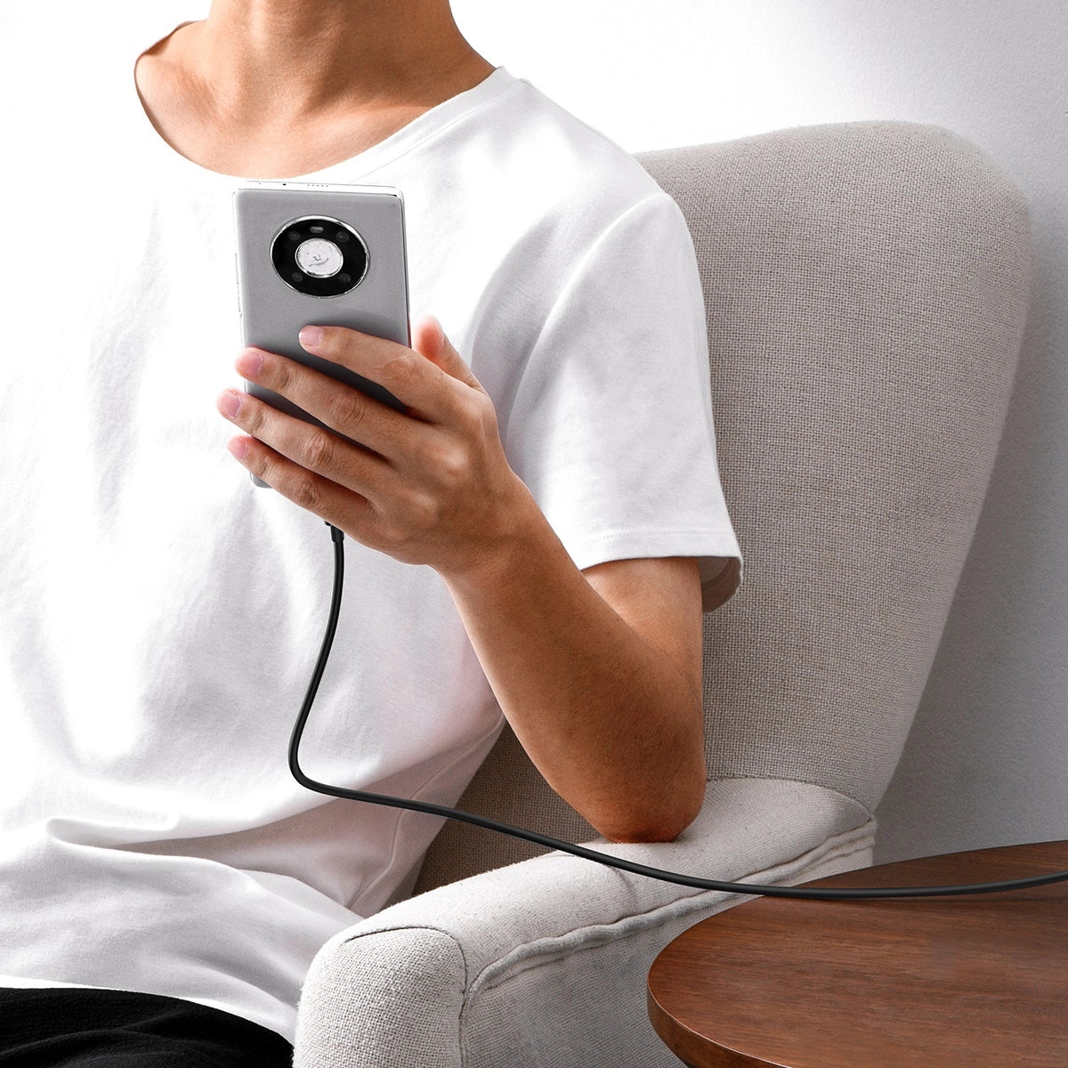 Baseus Superior Series USB-A/USB-C-Kabel 100 W 2 m – schwarz