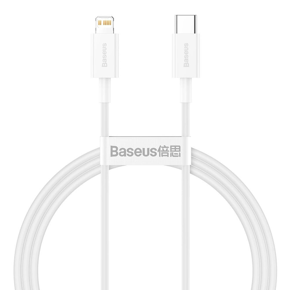 Baseus Superior Series USB-C / Lightning PD 20W 1 m Kabel - Weiß