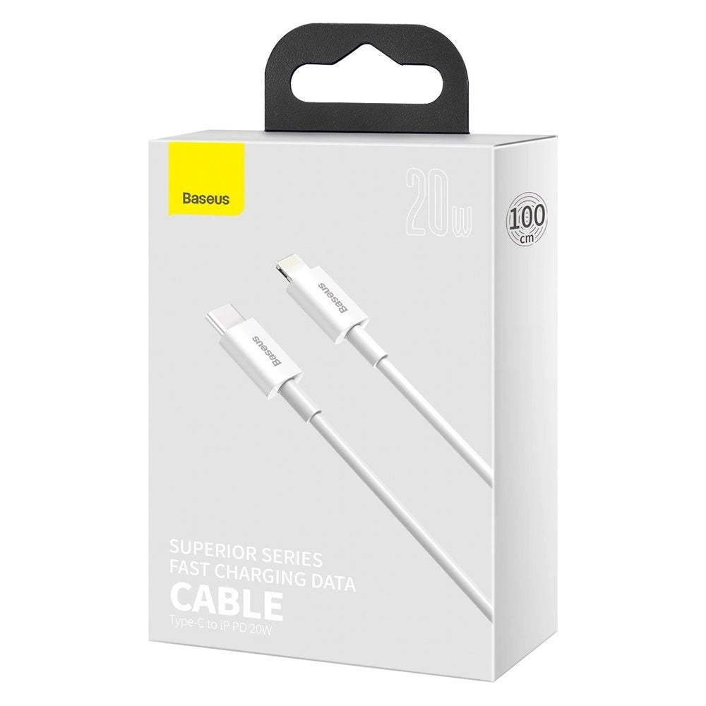 Baseus Superior Series USB-C / Lightning PD 20W 1 m Kabel - Weiß