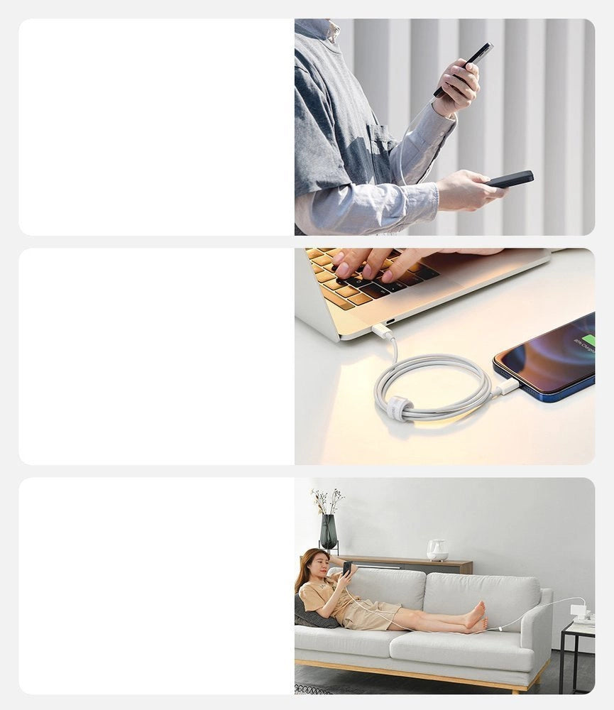 Baseus Superior Series USB-C / Lightning PD 20W 1 m Kabel - Weiß